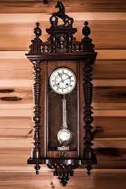 Wooden And Wood Wall Clock